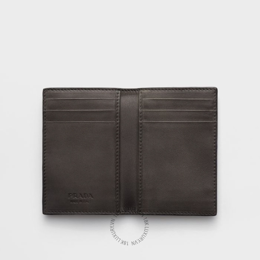 Ví đựng thẻ Prada Antiqued leather card holder 2MC101_2ZQ4_F0417 NVPR009