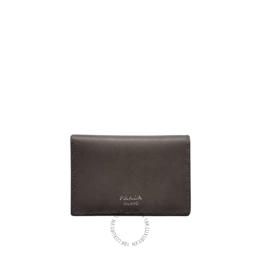 Ví đựng thẻ Prada Antiqued leather card holder 2MC101_2ZQ4_F0417 NVPR009
