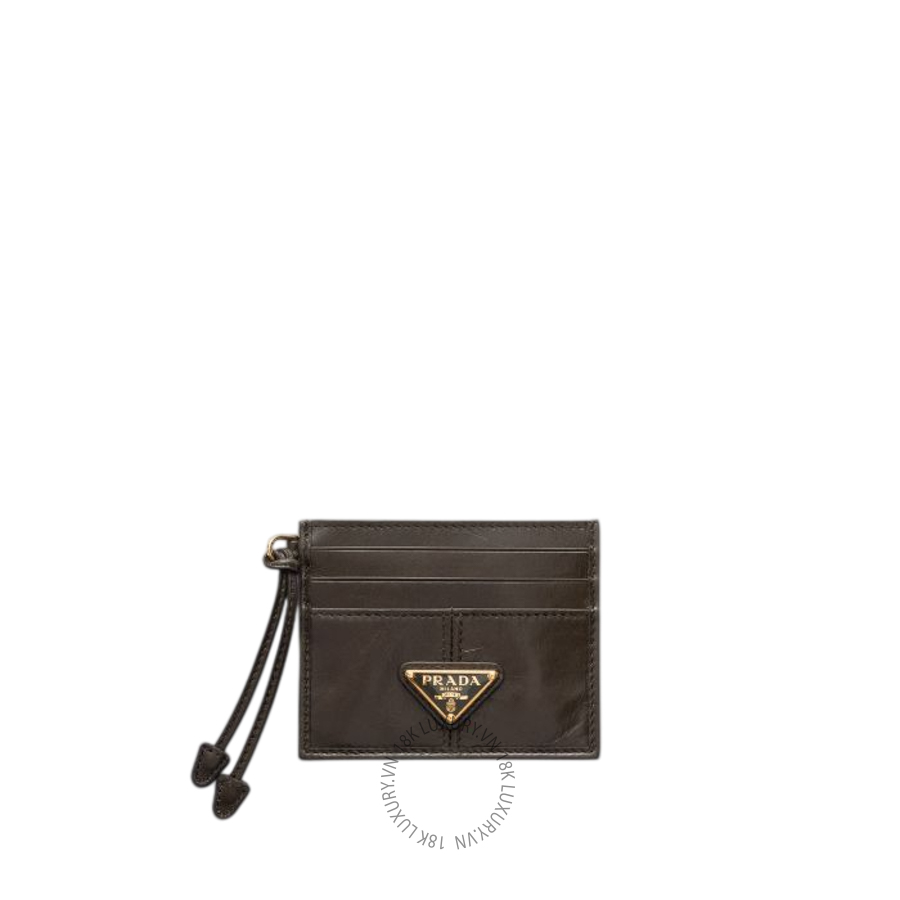 Ví Đựng Thẻ Prada Leather card holder in Forest Color 1MC025_2CYR_F05VI PRV005