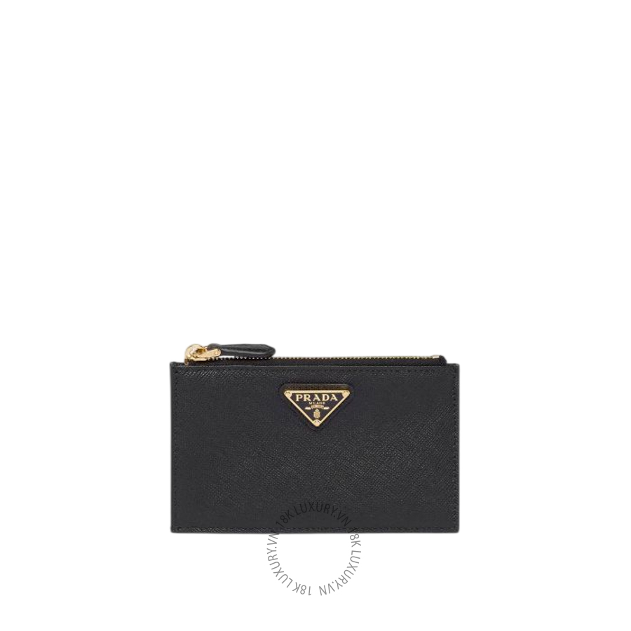 Ví Đựng Thẻ Prada Saffiano leather card holder 1MC086_QHH_F0002 PRV099