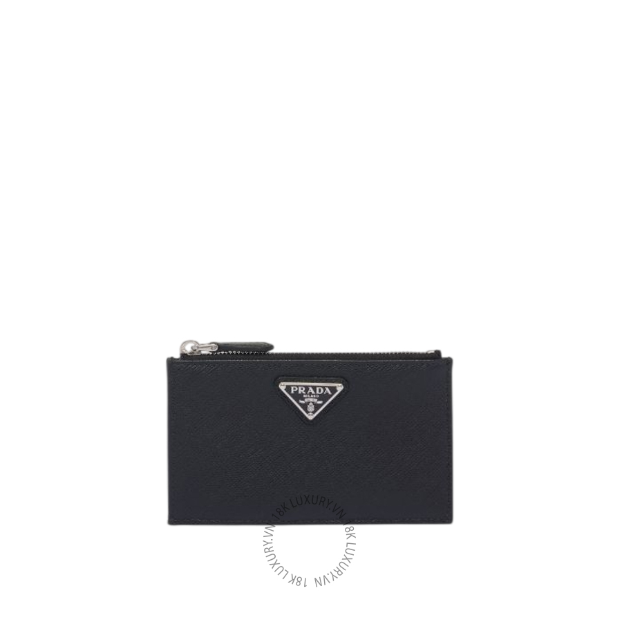 Ví Đựng Thẻ Prada Saffiano leather card holder 1MC086_QHH_F0632 PRV100