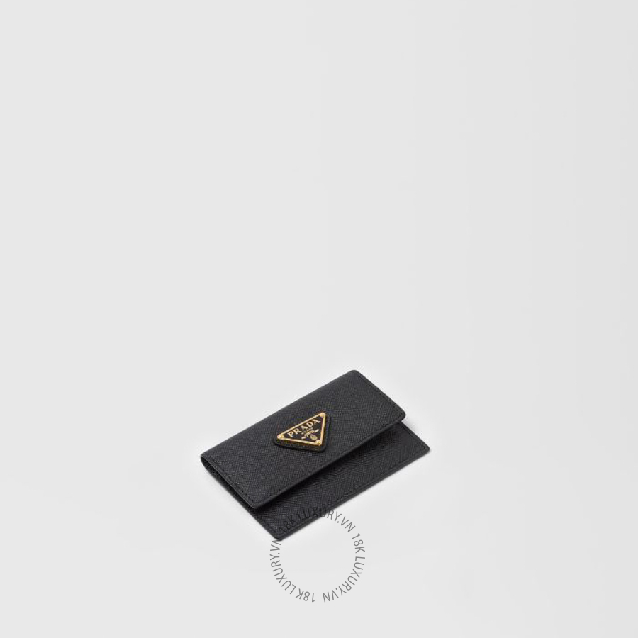 Ví Đựng Thẻ Prada Saffiano leather card holder 1MF028_QHH_F0002 PRV104