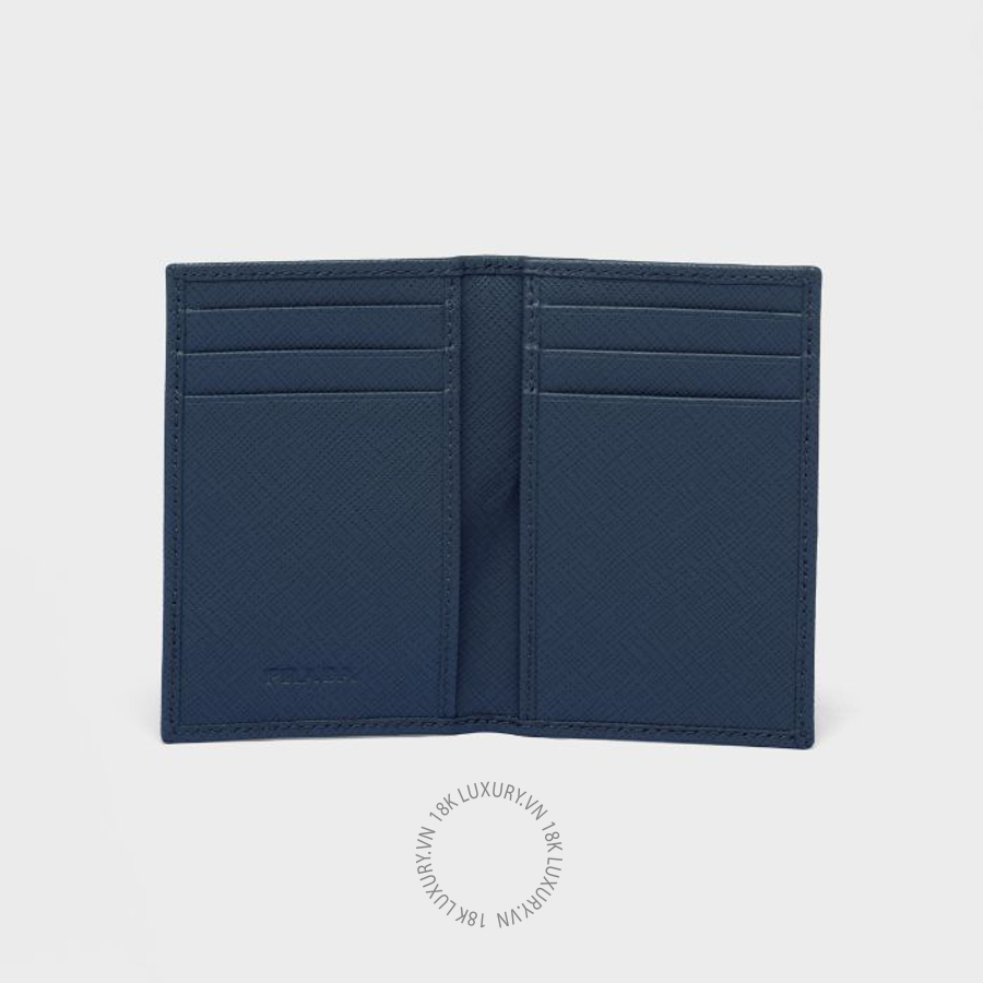 Ví đựng thẻ Prada Saffiano Leather Card Holder 2MC101_QHH_F0216 NVPR076