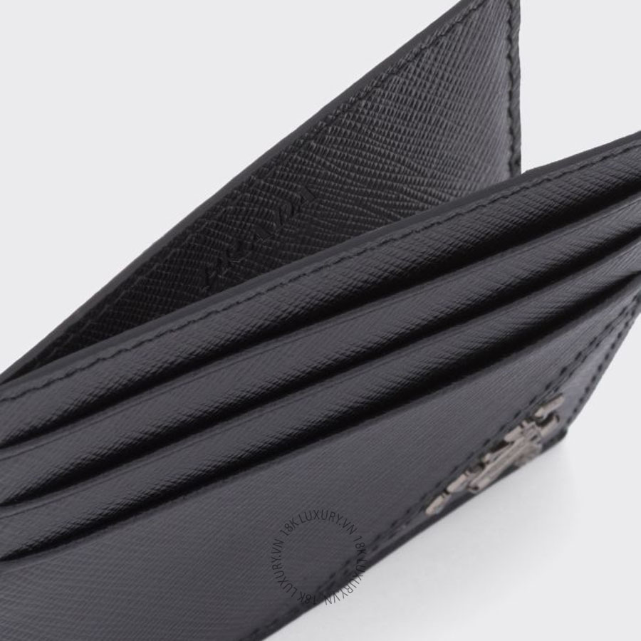 Ví đựng thẻ Prada Saffiano Leather Card Holder 2MC223_QME_F0002 NVPR098