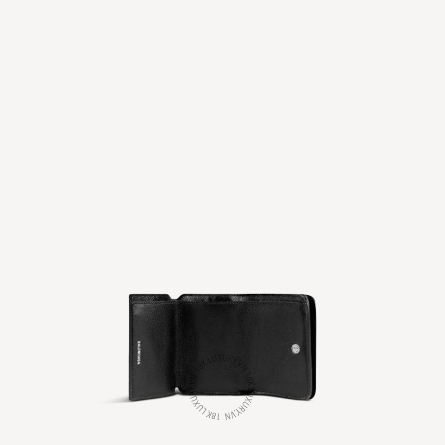 Ví Ngắn Balenciaga Cash Mini Wallet Crocodile Embossed in Black/white 5938131LRR31090 BCA281 8 Ví Ngắn Balenciaga Cash Mini Wallet Crocodile Embossed in Black/white 5938131LRR31090 BCA281