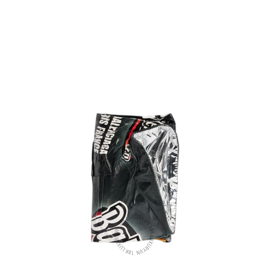 Ví Ngắn Balenciaga Chips Passport Holder in Black 8467032ABP01000 BCA434