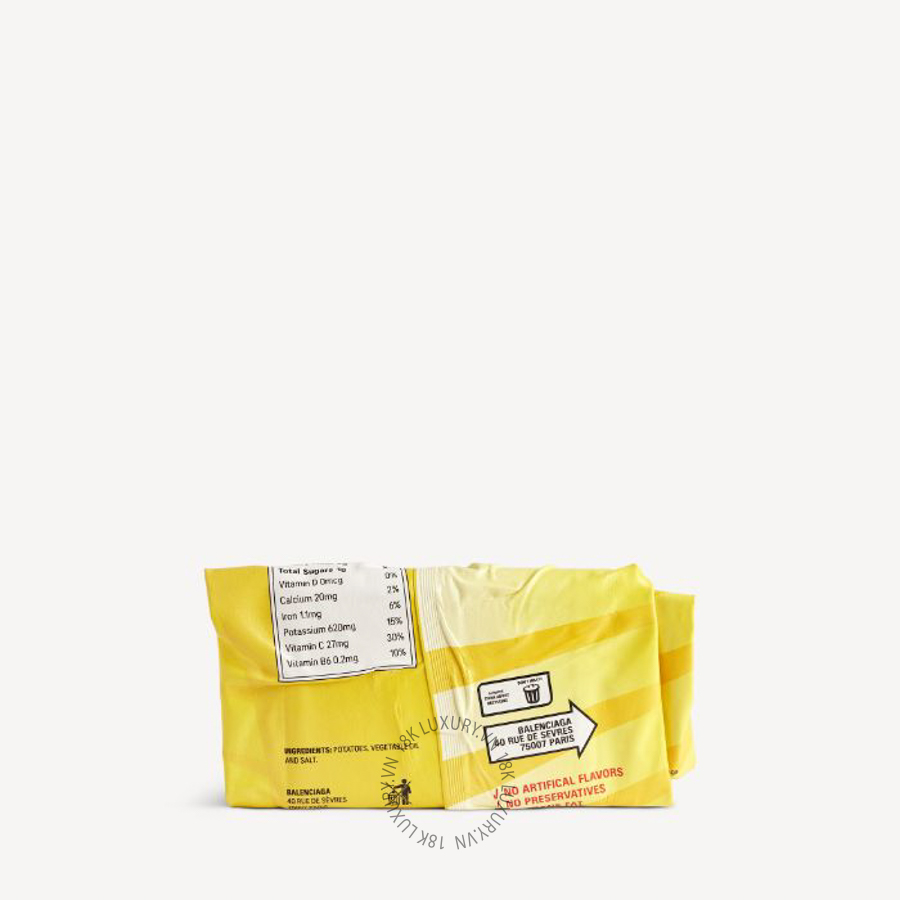 Ví Ngắn Balenciaga Chips Wallet in Yellow 8290012ABP37415 BCA431