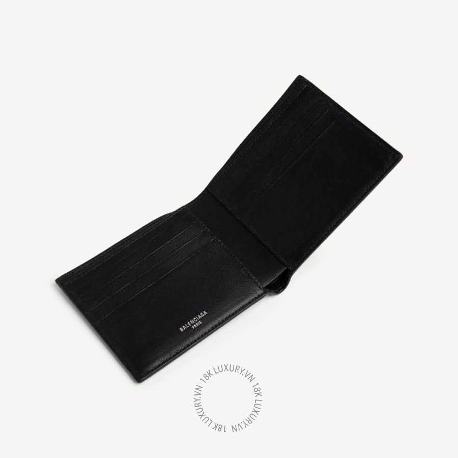 Ví Ngắn Balenciaga Men's Cash Square Folded Wallet in Black/multicolor 8671482ACHI1084 BCA377 10 Ví Ngắn Balenciaga Men's Cash Square Folded Wallet in Black/multicolor 8671482ACHI1084 BCA377