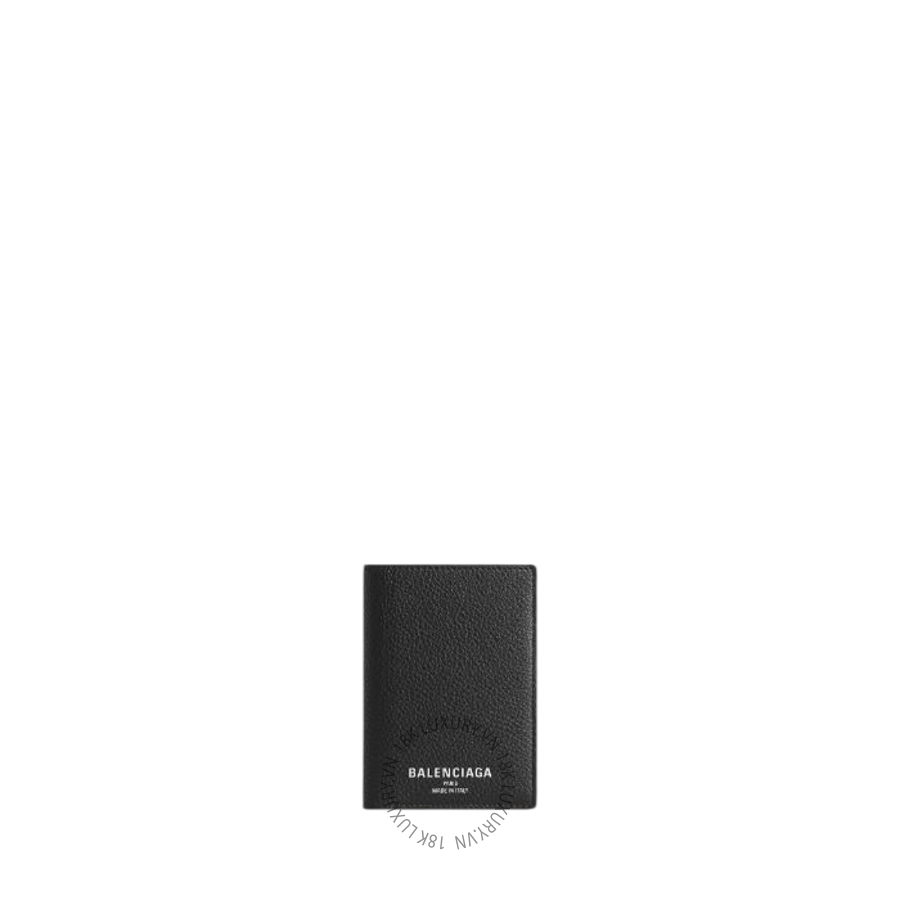 Ví Ngắn Balenciaga Men's Credit Passport Holder in Black 8531522ABV01000 BCA412