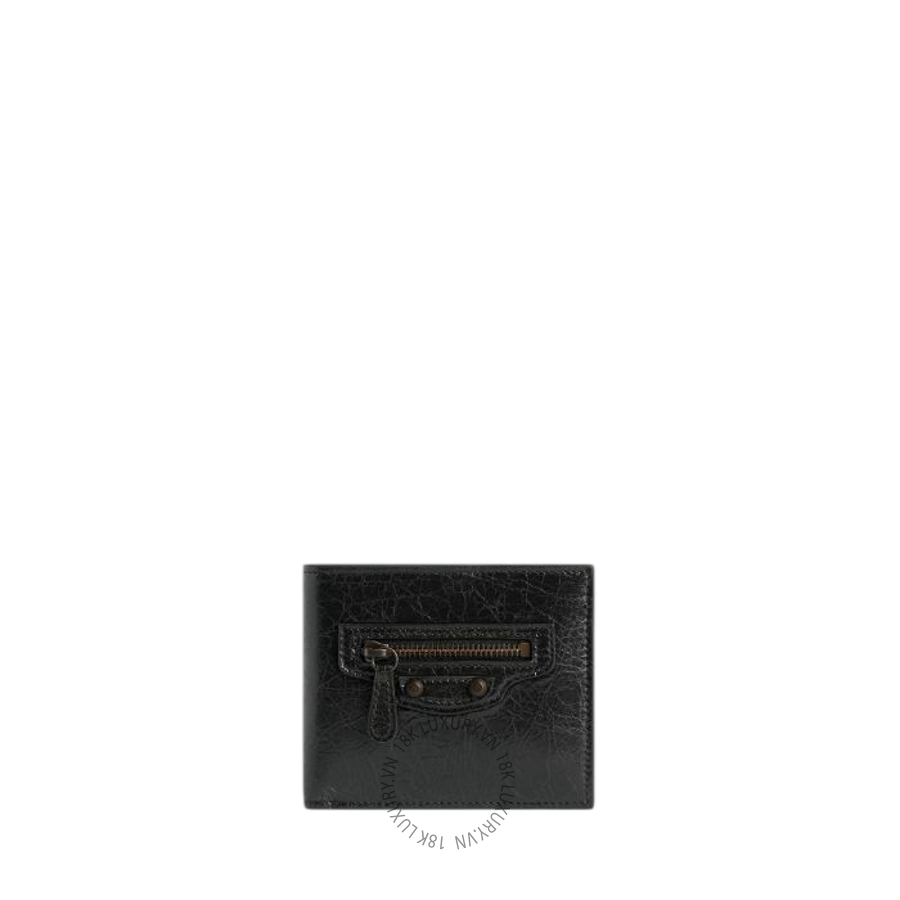 Ví Ngắn Balenciaga Men's Le City Square Folded Wallet in Black 8726672ABFY1000 BCA363
