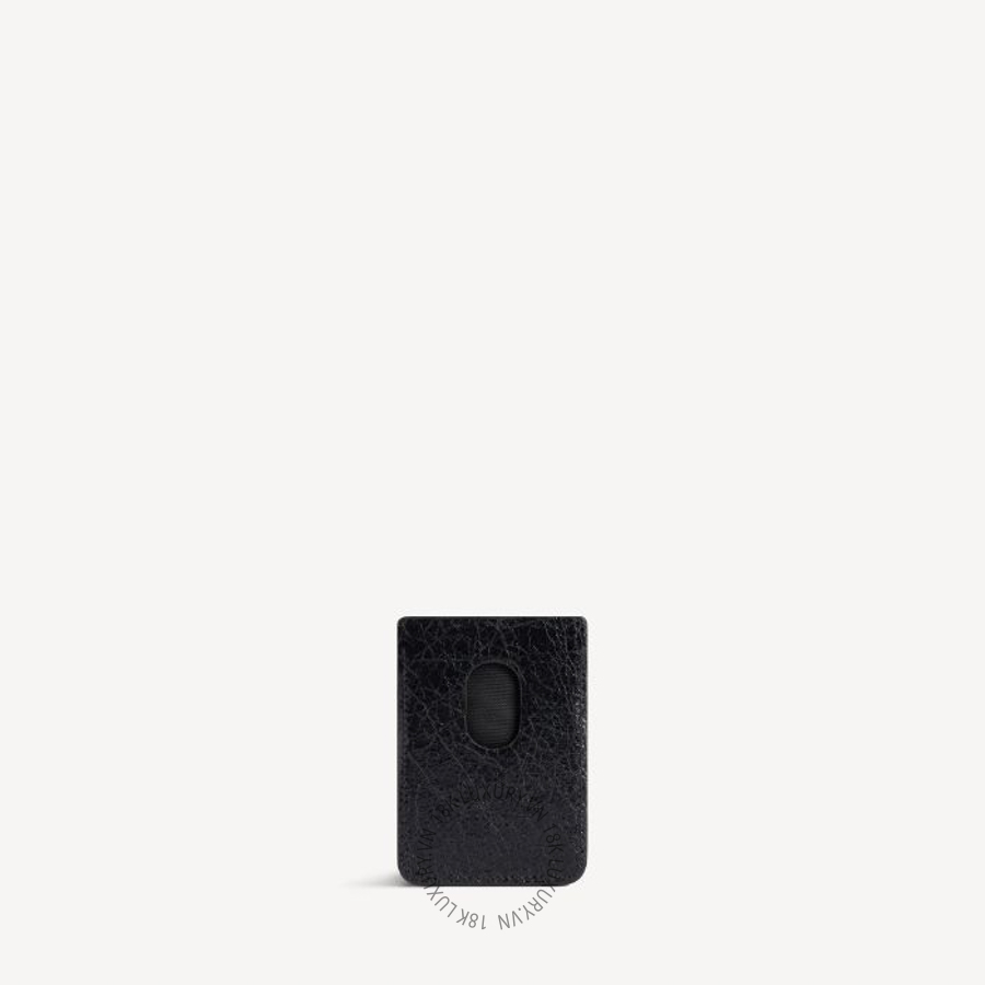 Ví Ngắn Balenciaga Men's Monaco Magnet Card Holder in Black 7928632ABDB1000 BCA418
