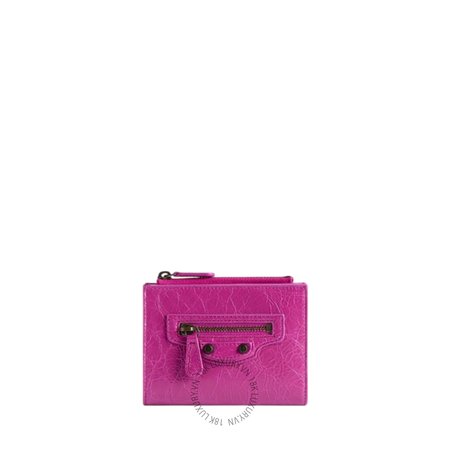 Ví Ngắn Balenciaga Women's Le City Bifold Wallet in Azalee 8463602ABFY5331 BCA283