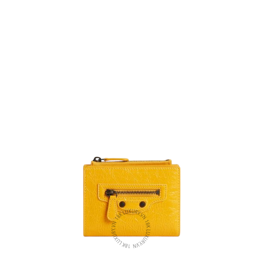Ví Ngắn Balenciaga Women's Le City Bifold Wallet in Marge Yellow 8463602ABFY7014 BCA280