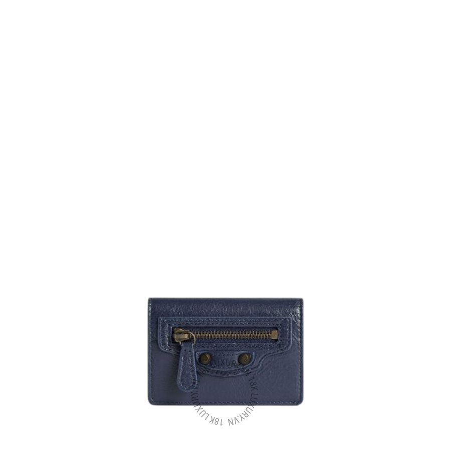 Ví Ngắn Balenciaga Women's Le City Mini Wallet in Dark Maree 8106692ABFY4649 BCA286