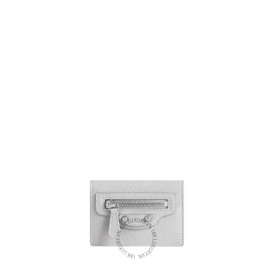 Ví Ngắn Balenciaga Women's Le City Mini Wallet in Light Grey 8106692ABV81210 BCA294