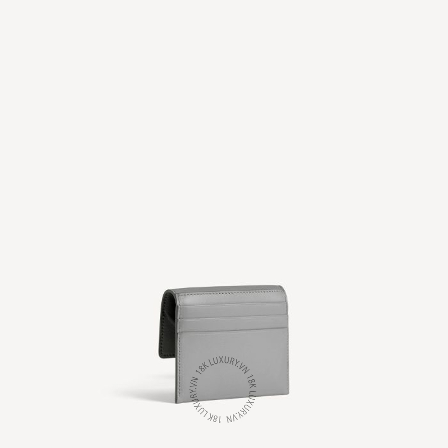 Ví Ngắn Balenciaga Women's Rodeo Card Holder With Flap in Cloud Grey 8141132ABLV1142 BCA332