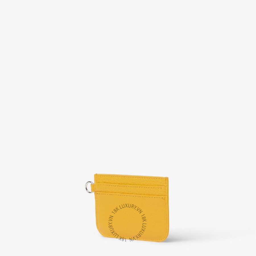 Ví Ngắn Fendi FF Card Case Yellow leather card holder 8M0592B089F0VNL FND380