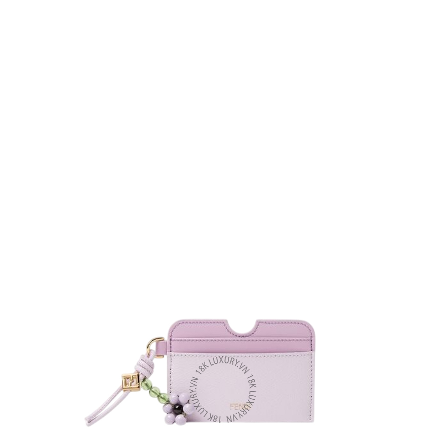 Ví Ngắn Fendi FF Diamonds Card Case Lilac leather card case 8M0562AWR8F1W72 FND369