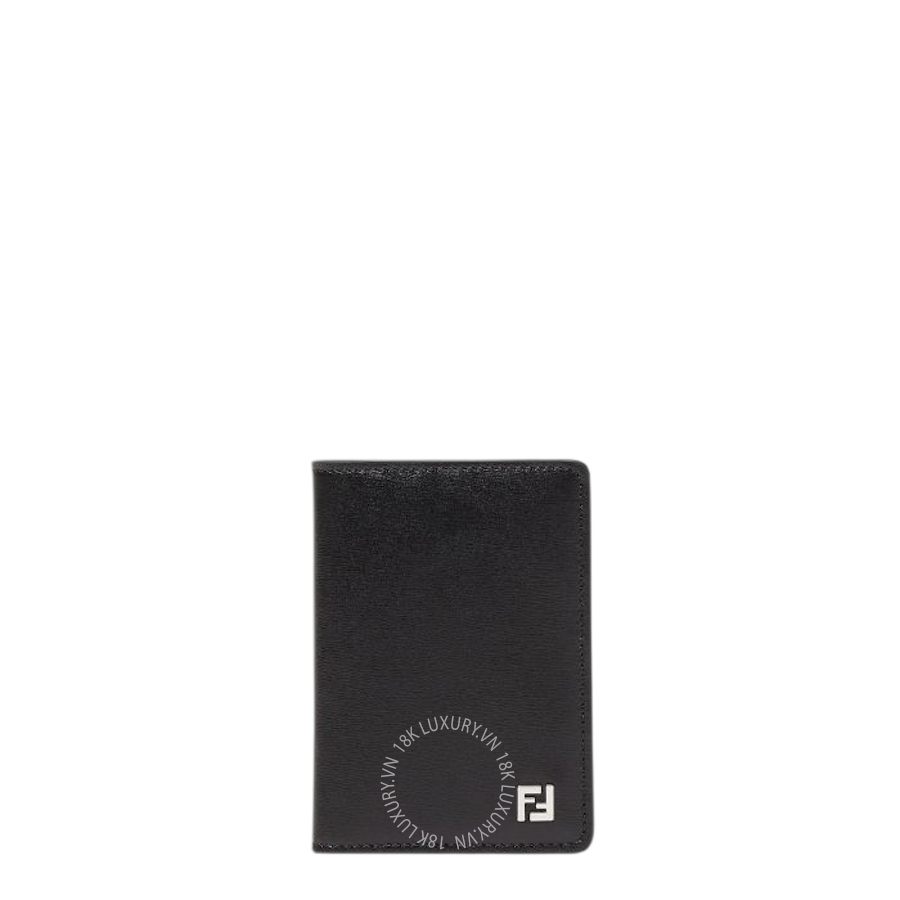 Ví Ngắn Fendi FF Squared Card Holder Black leather card holder 7M0349AVV6F0GXN FND314
