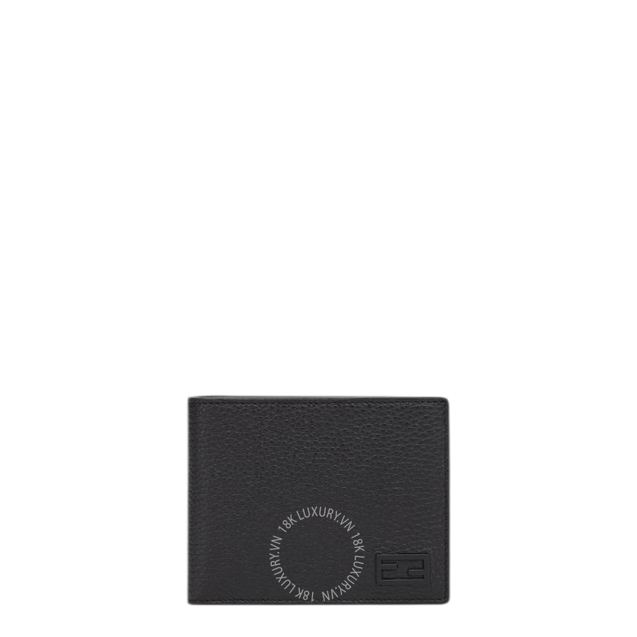 Ví Ngắn Fendi Wallet Black leather bi-fold wallet 7M0001AG0LF0QA1 FND304