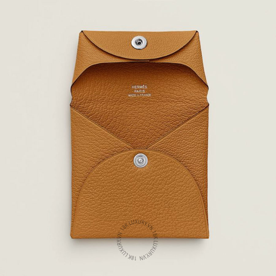 Ví Ngắn Hermes Bastia change purse Caramel H039759CK28 MHM124