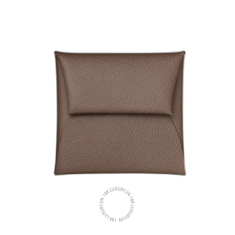 Ví Ngắn Hermes Bastia change purse Étoupe H041054CK18 MHM121