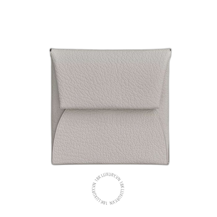 Ví Ngắn Hermes Bastia change purse Gris Perle H039759CK80 MHM125