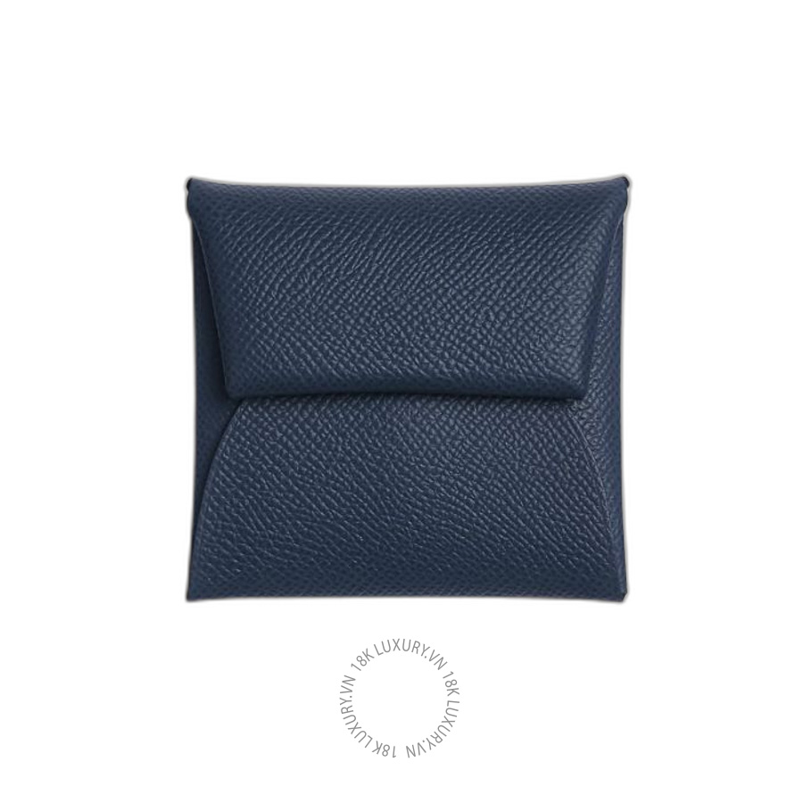 Ví Ngắn Hermes Bastia change purse Navy H041054CK7U MHM129
