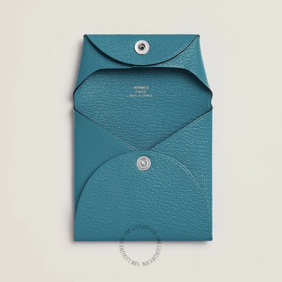 Ví Ngắn Hermes Bastia change purse New Bleu Jean H039759CKD2 MHM127