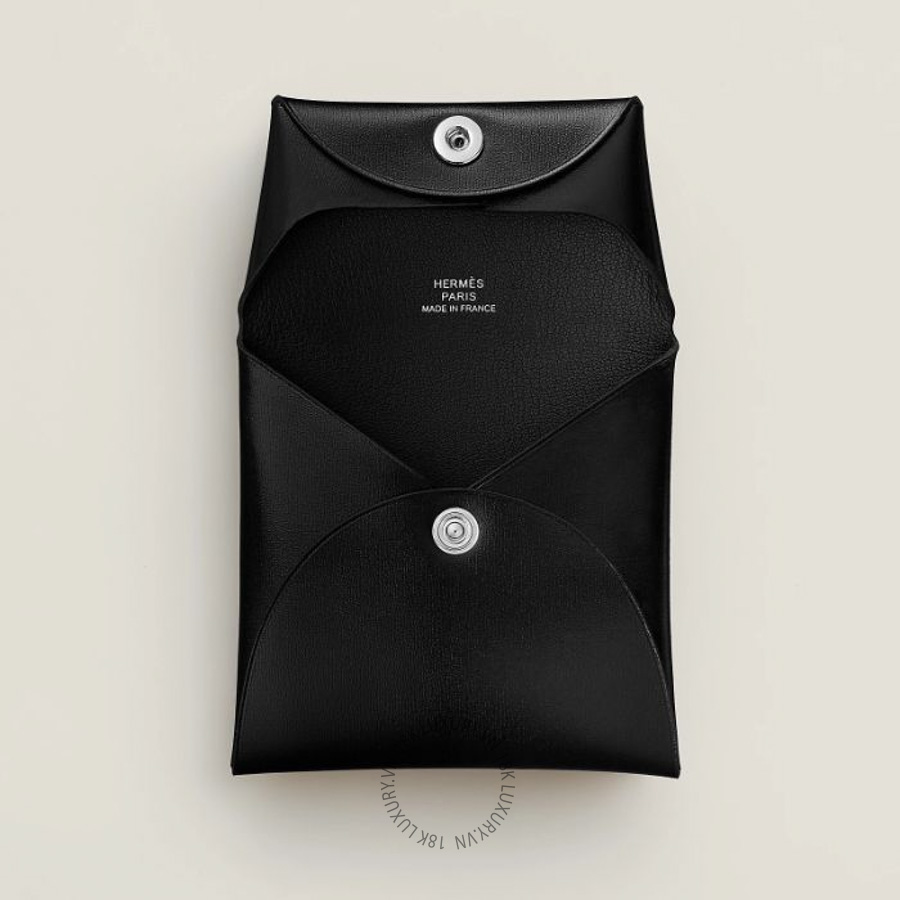 Ví Ngắn Hermes Bastia change purse Noir H078405CK89 MHM140