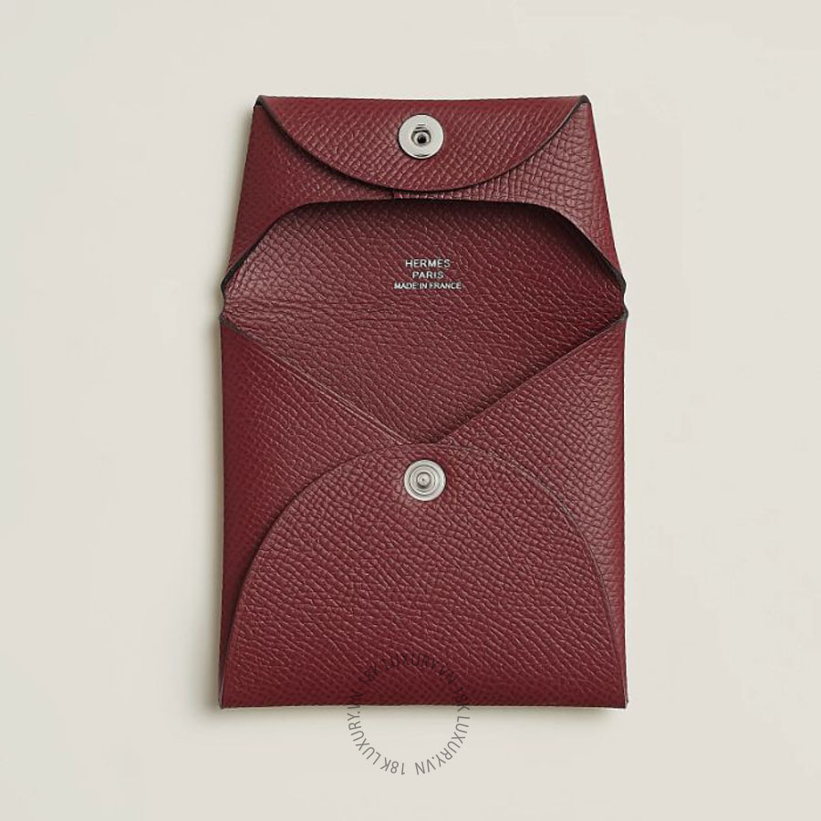 Ví Ngắn Hermes Bastia change purse Rouge H H041054CK55 MHM132