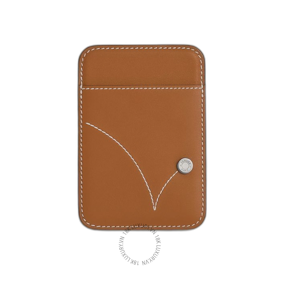 Ví Ngắn Hermes "Bounce" MagSafe card holder Gold H0003601v37 MHM188