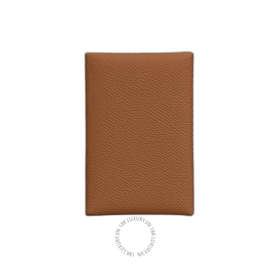 Ví Ngắn Hermes Calvi card holder Gold H044164CK37 MHM144
