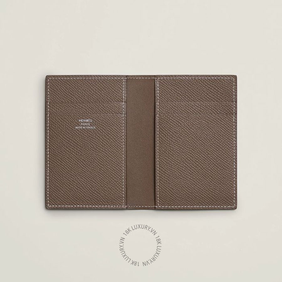 Ví Ngắn Hermes MC² Euclide card holder Étoupe H043033CA18 MHM205