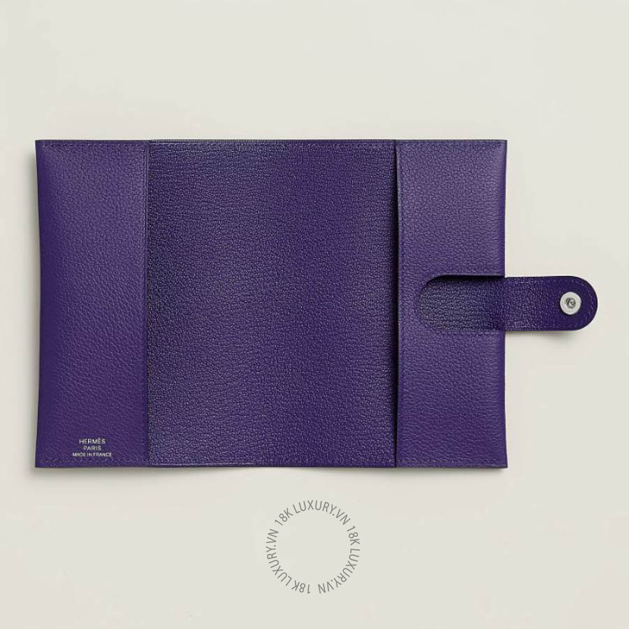 Ví Ngắn Hermes R.M.S passport holder Purple / Purple H084149CKBX MHM193