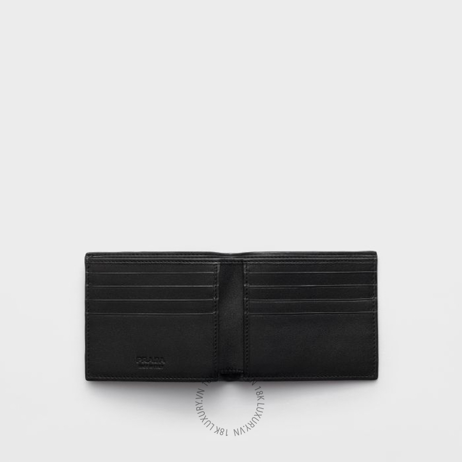 Ví ngắn Prada Antiqued leather 2MO513_2ZQ4_F0002 NVPR012