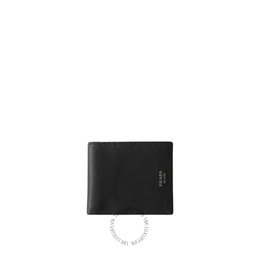 Ví ngắn Prada Antiqued leather 2MO513_2ZQ4_F0002 NVPR012