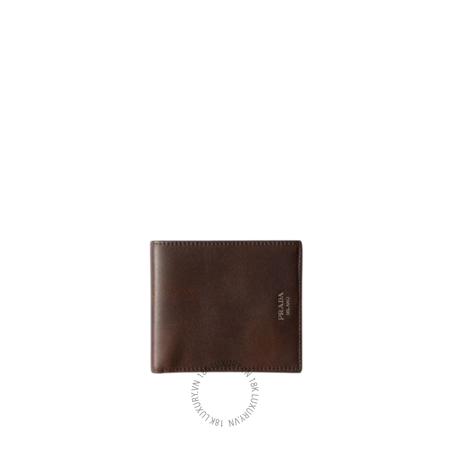 Ví ngắn Prada Antiqued leather 2MO513_2ZQ6_F0324 NVPR019