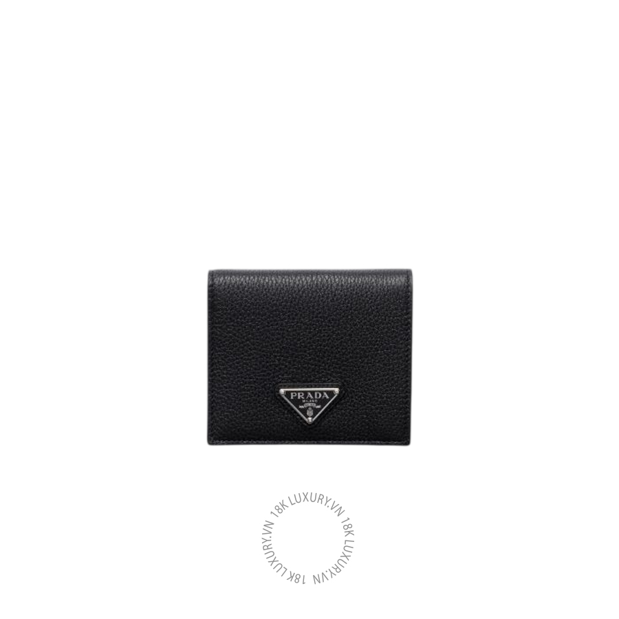 Ví ngắn Prada Leather 2MO004_2E54_F0002 NVPR081