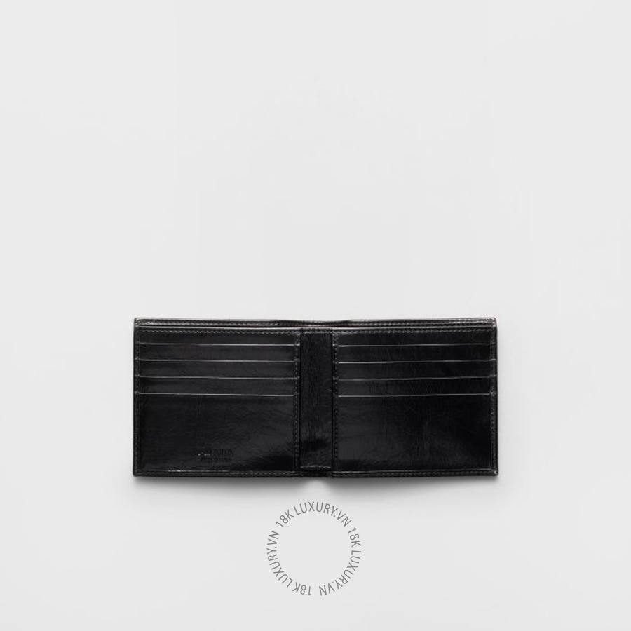 Ví ngắn Prada Leather 2MO513_2CX7_F0002 NVPR107