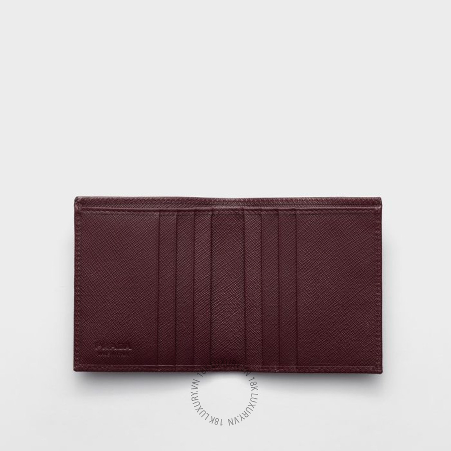 Ví ngắn Prada Saffiano leather 2MO004_QHH_F0007 NVPR029