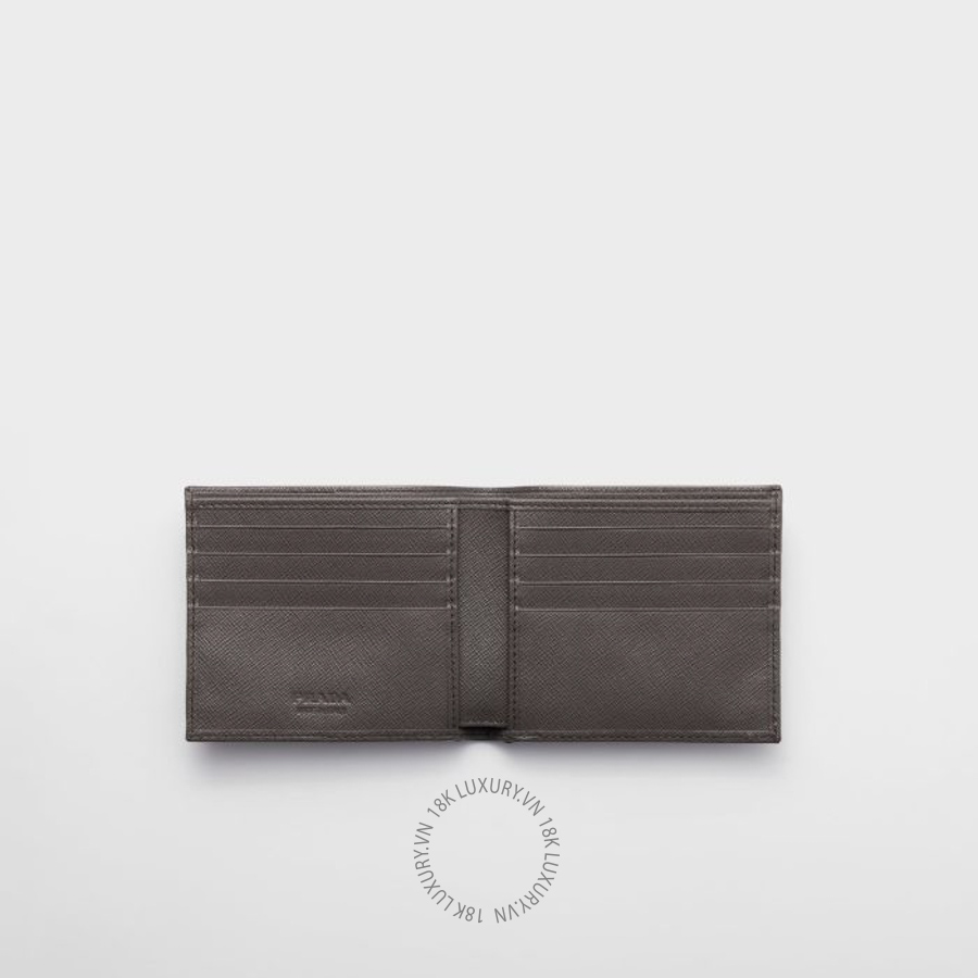 Ví ngắn Prada Saffiano Leather 2MO513_QHH_F0170 NVPR064