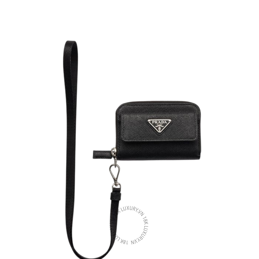 Ví ngắn Prada Saffiano leather coin purse 2MR044_QHH_F0002 NVPR057