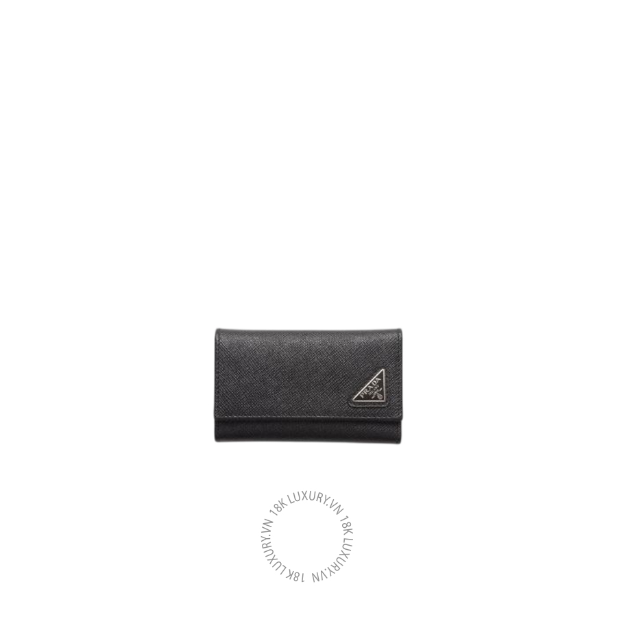 Ví ngắn Prada Saffiano leather key case 2PG222_QHH_F0002 NVPR089