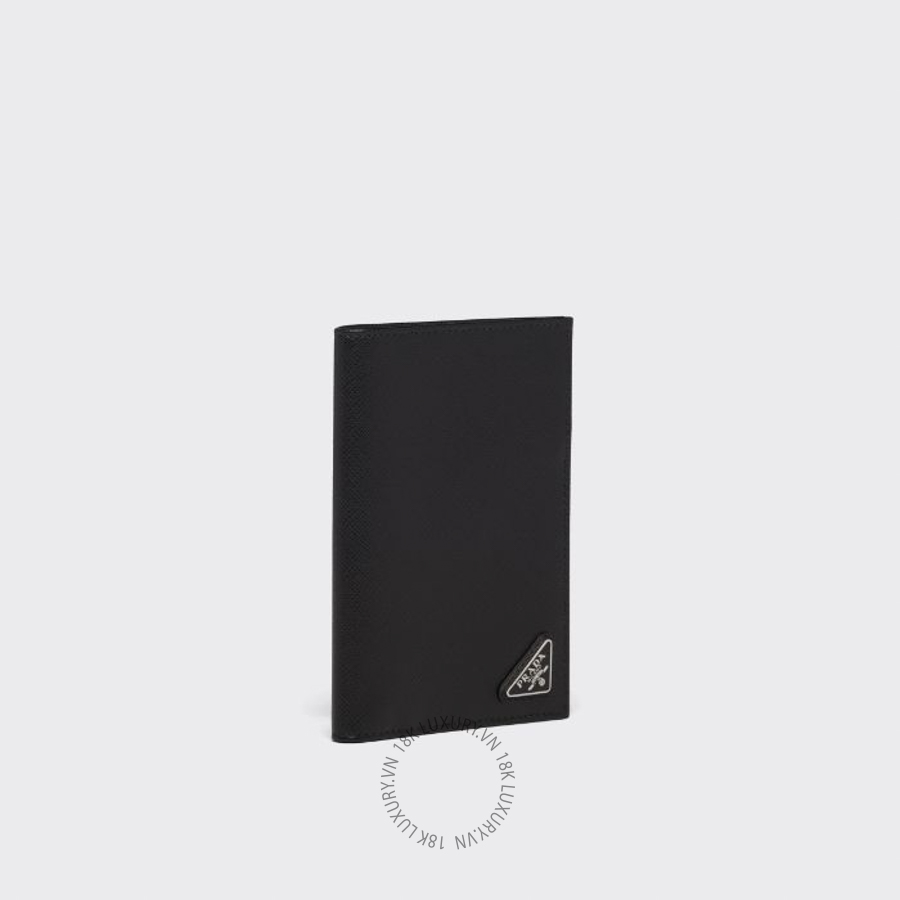 Ví ngắn Prada Saffiano leather passport holder 2MV017_QHH_F0002 NVPR036