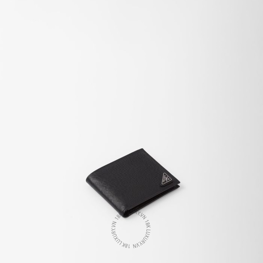 Ví ngắn Prada Saffiano Leather with coin purse 2MO738_QHH_F0002 NVPR047
