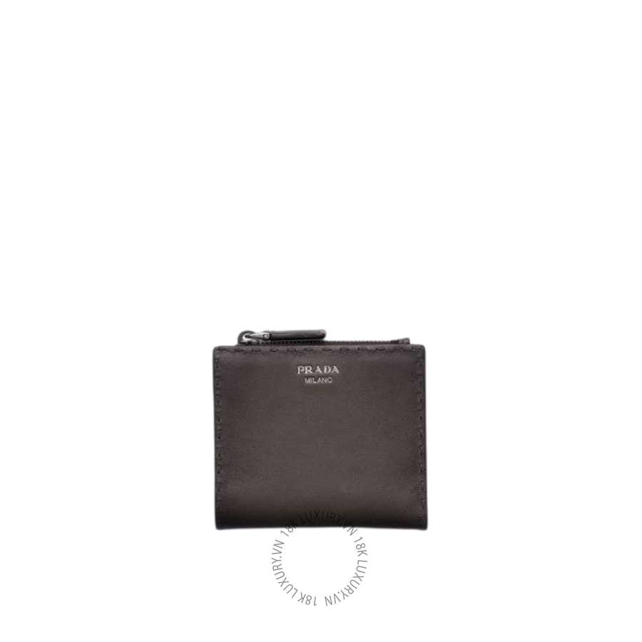 Ví ngắn Prada Small leather 2ML049_2ZQ4_F0417 NVPR015