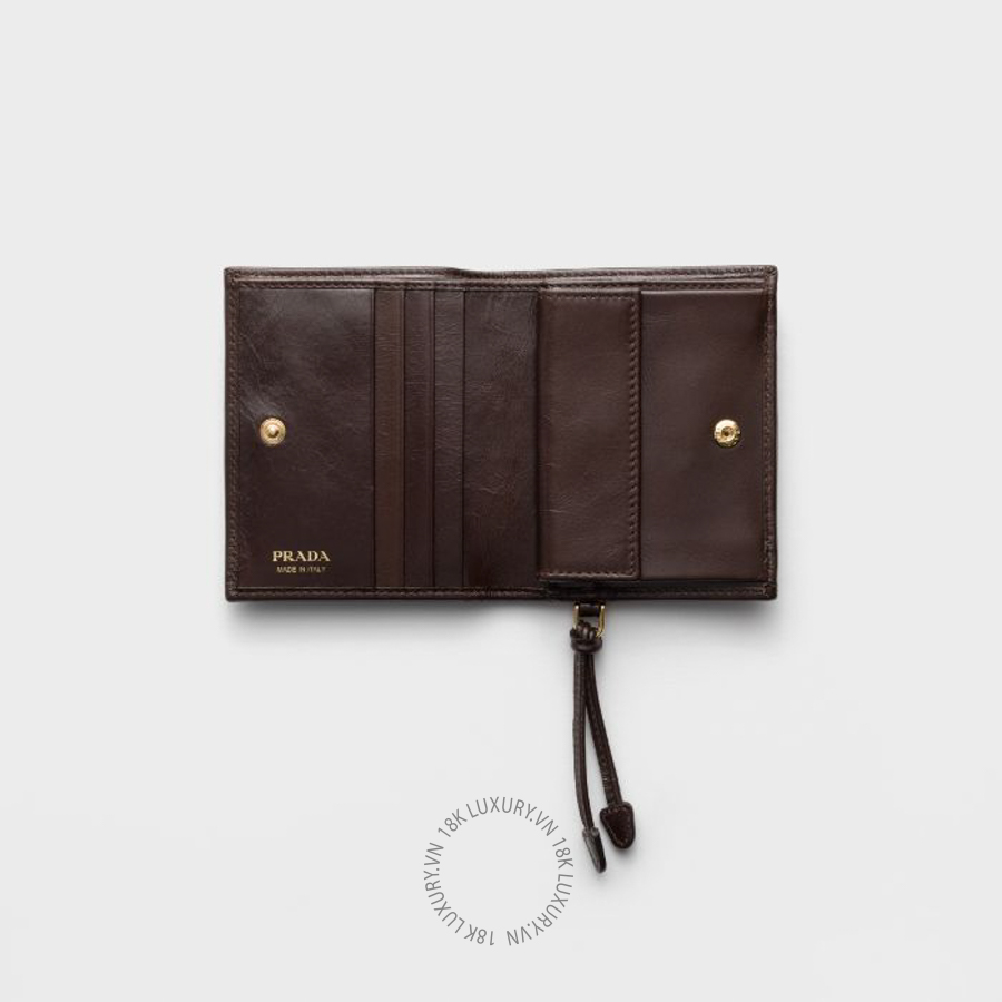 Ví Ngắn Prada Small leather wallet 1MV204_2CYR_F0003 PRV010
