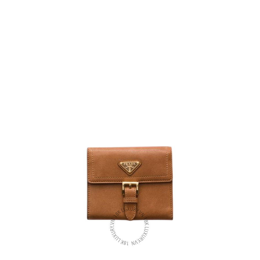 Ví Ngắn Prada Small nappa leather wallet 1MH060_2G6Y_F098L PRV025
