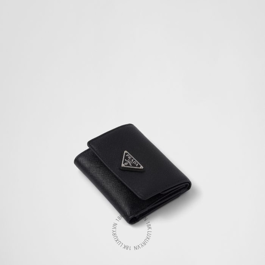 Ví Ngắn Prada Small Saffiano leather wallet 1MH043_QHH_F0632 PRV105